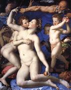 Agnolo Bronzino An Allegory with Venus and Cupid Sweden oil painting reproduction